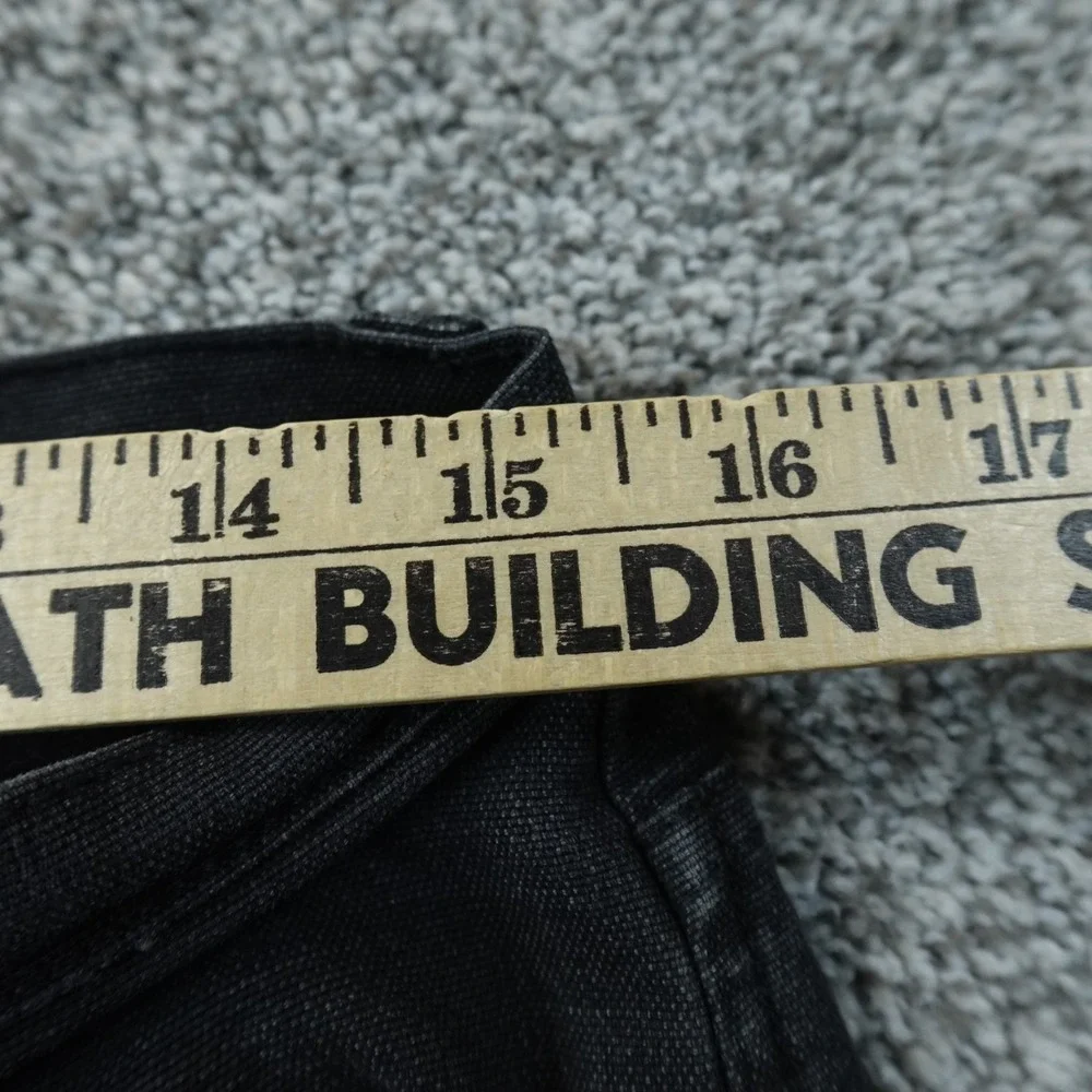 Proof Jeans Mens 31X30 Dark Black Denim Pants Slim Straight‎ Stretch Huckberry